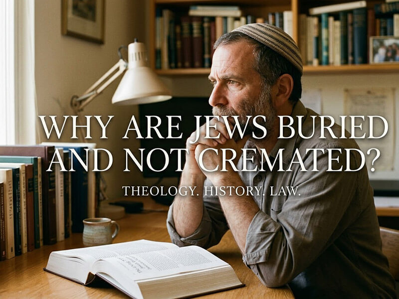 Why are Jews buried and not cremated