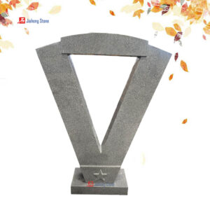 G633 granite custom headstone supplier