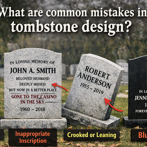 What are common mistakes in tombstone design What are common mistakes in tombstone design