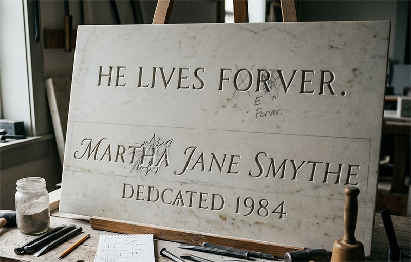 What are common mistakes in tombstone design3