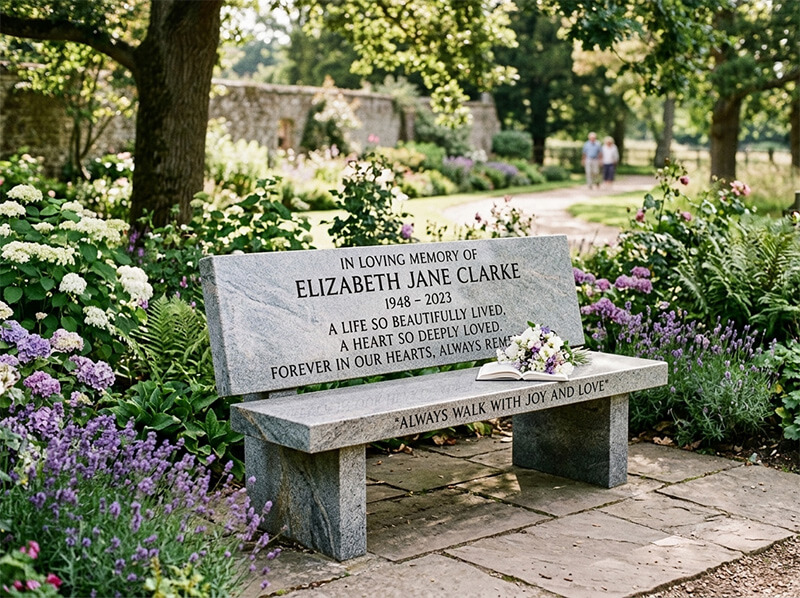 What are some good memorial bench inscriptions for a loved one3