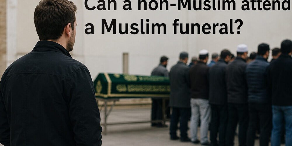 Can a non-Muslim attend a Muslim funeral