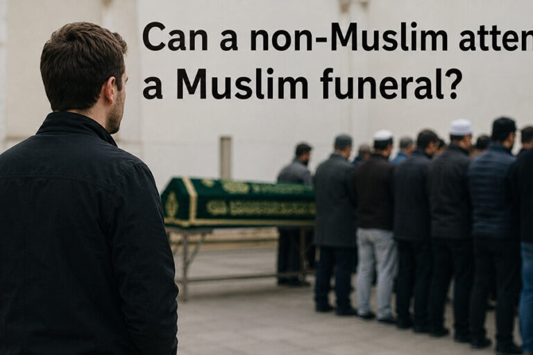 Can a non-Muslim attend a Muslim funeral
