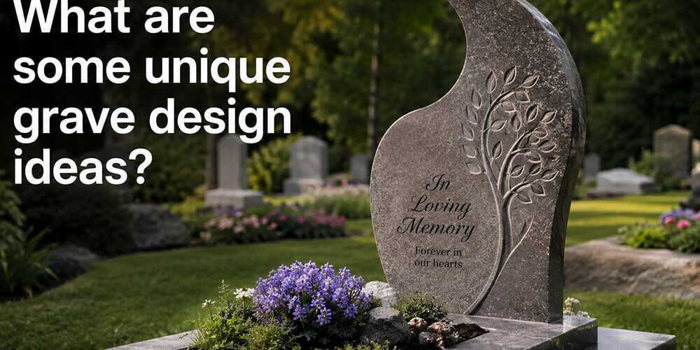 What are some unique grave design ideas