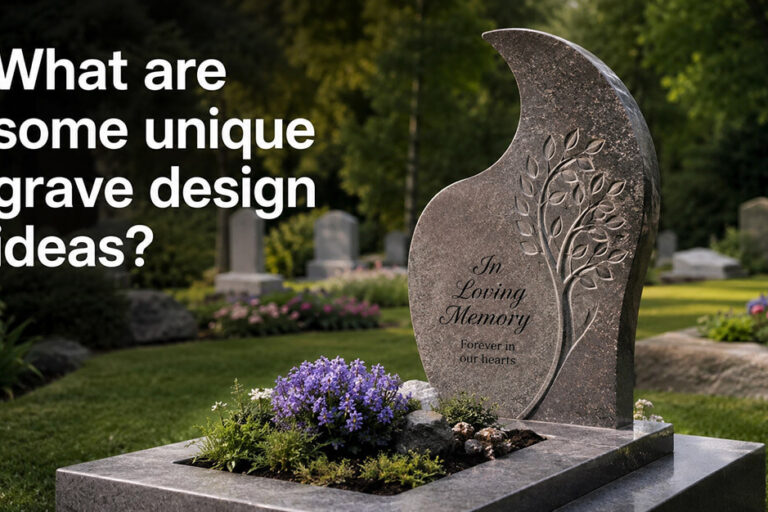 What are some unique grave design ideas