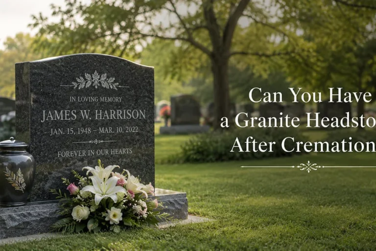 Can-You-Have-a-Granite-Headstone-After-Cremation