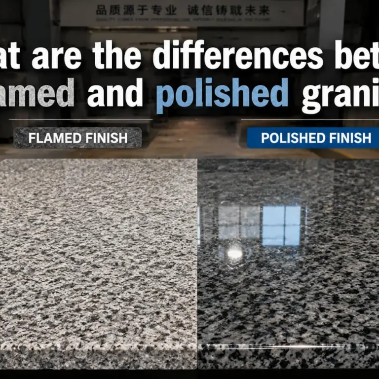 What are the differences between flamed and polished granite What are the differences between flamed and polished granite